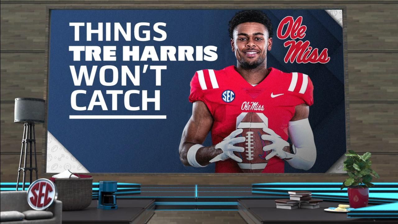 Things No. 9 Rebels WR Harris won't catch